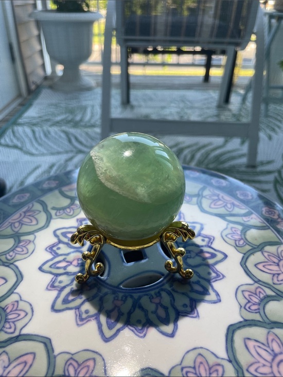 Other - Green Fluorite Sphere, 6.5”